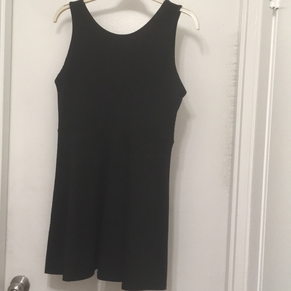 A line black dress